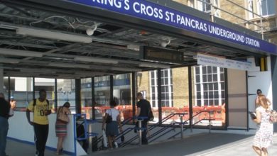 Jaymart's Multi-Directional Grime-Rail Firefighter at King's Cross Station