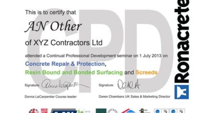 Ronacrete leads CPD seminars in three areas of expertise