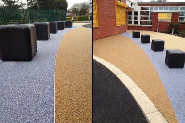 Resin bound brings cheer to school playground