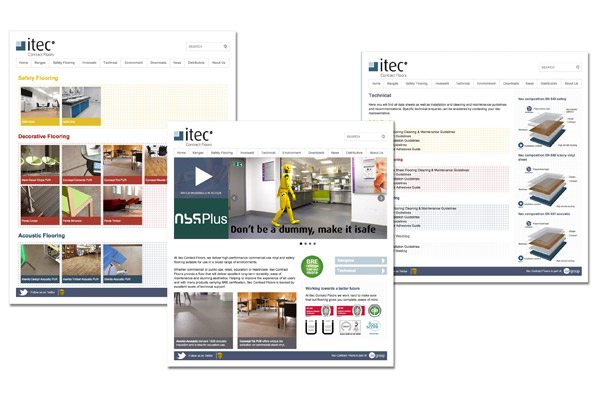 Itec Contract Floors launches brand new-look website