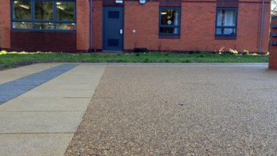 RonaDeck Resin Bound Surfacing, a steady path for students