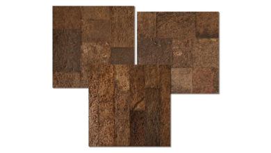 Cork wall tiles with a fresh and natural aesthetic thanks to Granorte