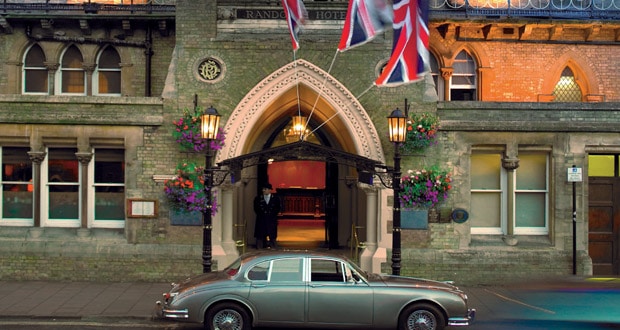 Raincheck Logo Mats at the famous Randolph Hotel, Oxford by Jaymart