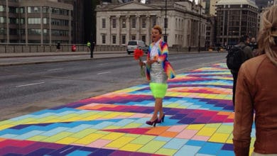 SignAway carpets London in a rainbow