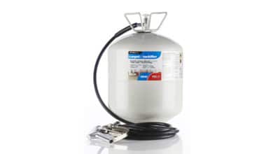 Spray on carpet tiles with Floorwise
