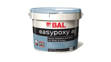BAL launches new and improved Easypoxy AG epoxy adhesive and grout