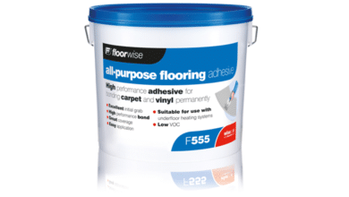 Floorwise cranks up heat with enhanced F555 Flooring Adhesive