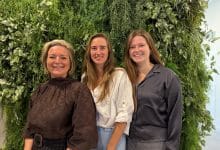 Sales team from left to right: Cindy Collez, Sales Manager - Thalissa Deboeverie, Account Manager - Sofie Maertens, Account Manager